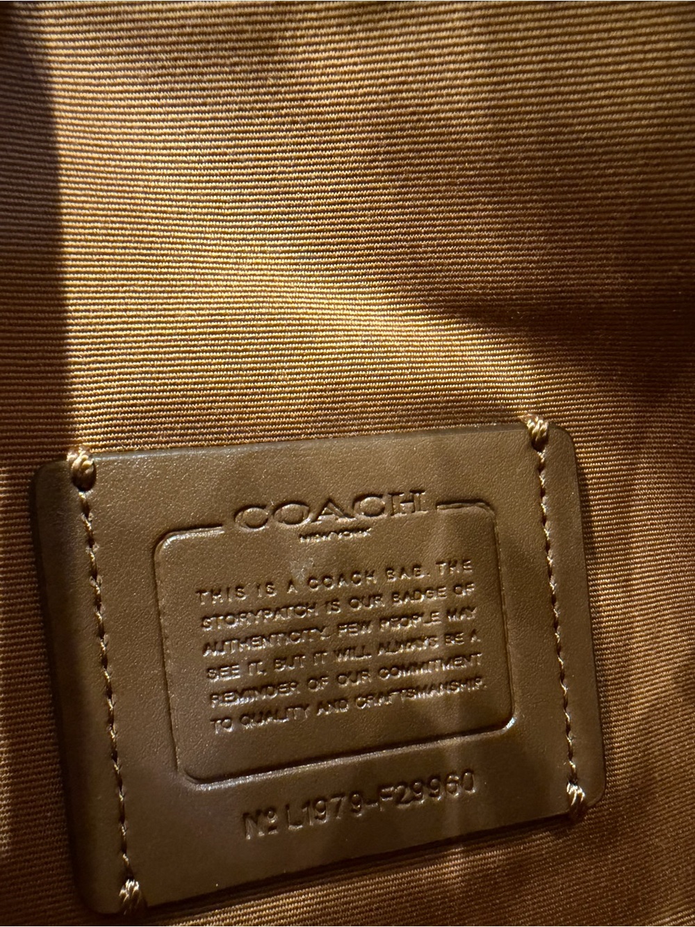 NWOT COACH SIGNATURE CANVAS FILE CROSSBODY BAG #F29960 - Picture 11 of 11